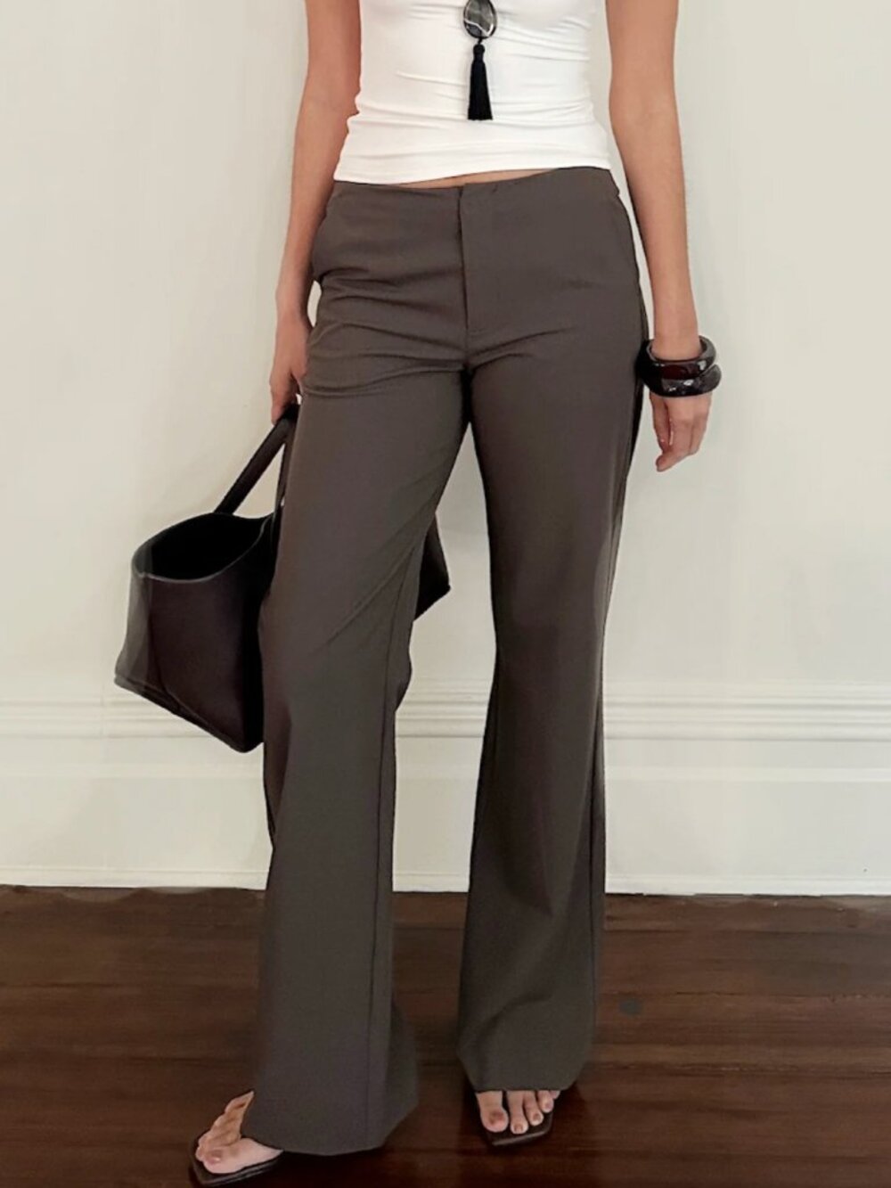 ERA - Jordan Trouser in Taupe suiting twill